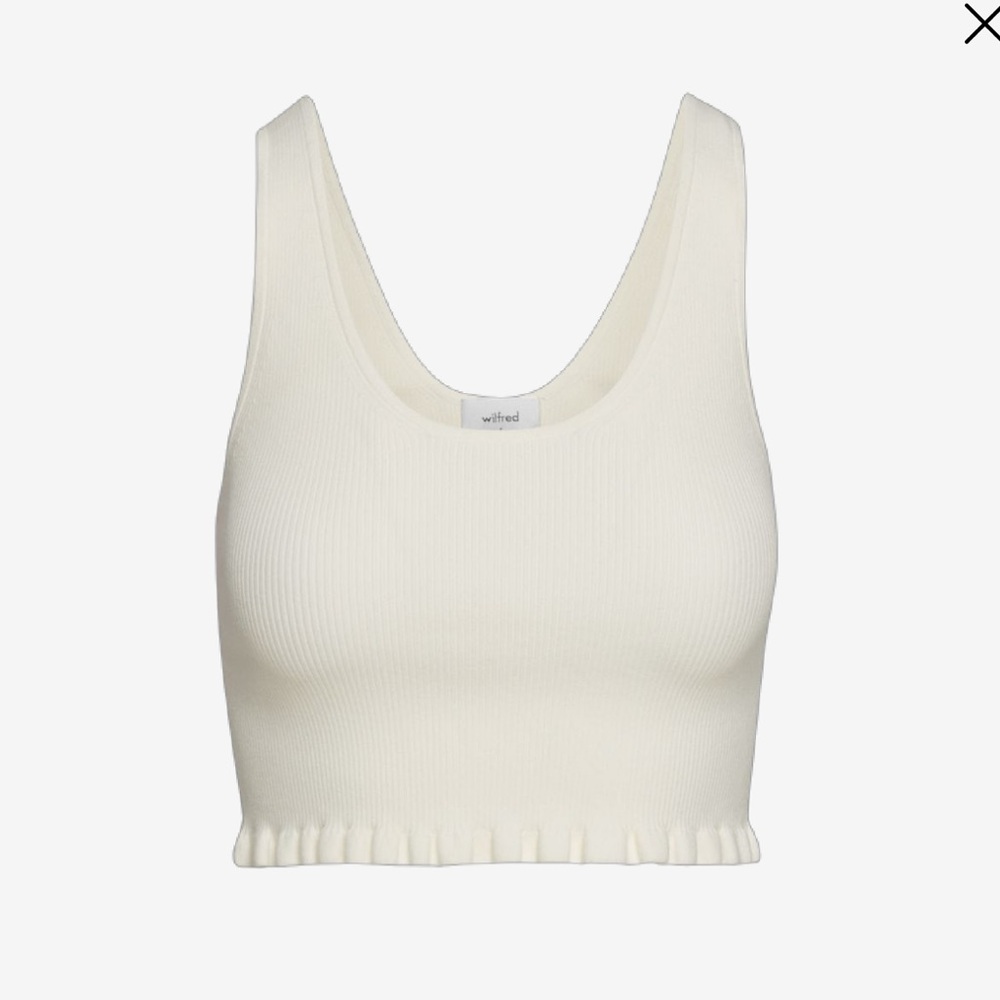 NWOT Aritzia Brio Tank Light Birch
